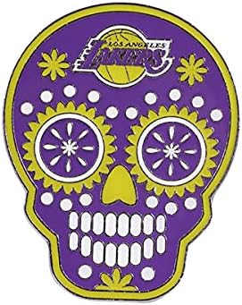 Los Angeles Lakers Lapel Pin Grande Sugar Skull - PSGLS0467973