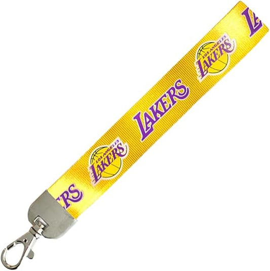 Los Angeles Lakers Wristlet Lanyard Gold - ZHENG0246356