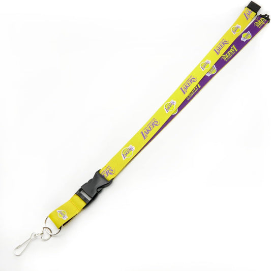 Los Angeles Lakers Lanyard Two-tone C Purple & Yellow - PSGLS0475209