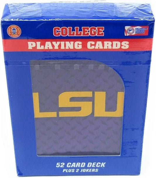 LSU Tigers Playing Cards - Diamond Plate - PSGLS0448499