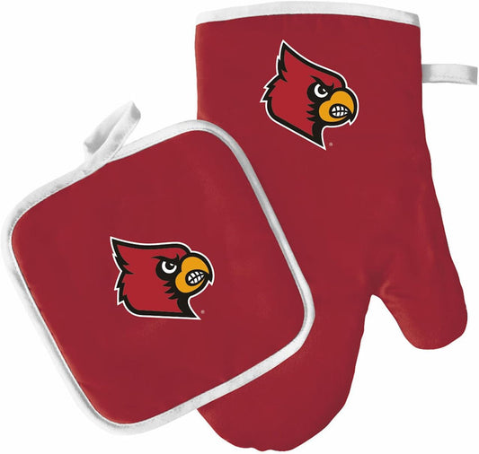 Louisville Cardinals Oven Mitt & Potholder - Red - PSGLS0280131