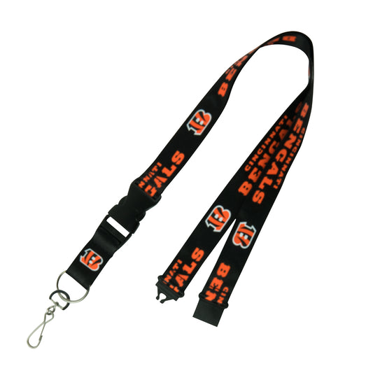 Cincinnati Bengals Lanyard Team Black - LNS3201