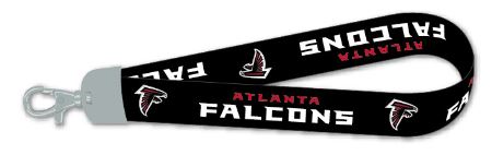 Atlanta Falcons Wristlet Lanyard Black - LWS2001