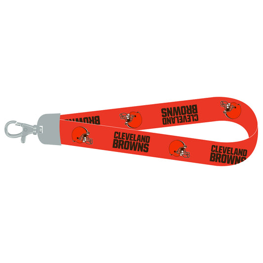 Cleveland Browns Wristlet Lanyard Orange - LWS2801