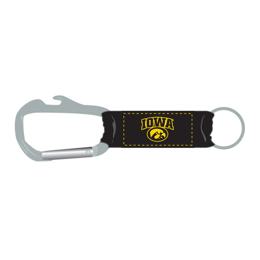 Iowa Hawkeyes Keychain Carabiner Logo - PSGLS0262166