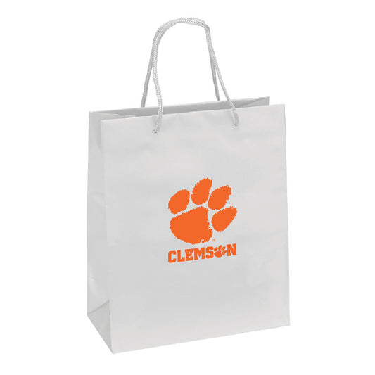 Clemson Tigers Gift Bag Elegant White - PSGLS0263983