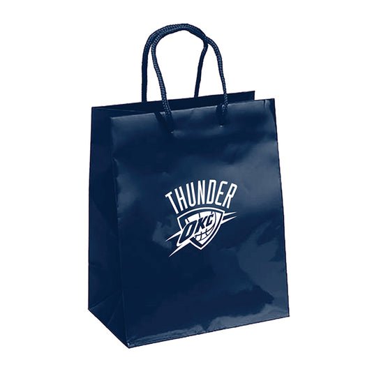 Oklahoma City Thunder Medium Gift Bag 10x12 Elegant Navy - PSGLS0264178