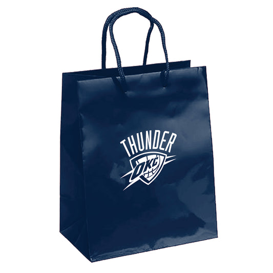 Oklahoma City Thunder Medium Gift Bag 10x12 Elegant Navy - PSGLS0264178