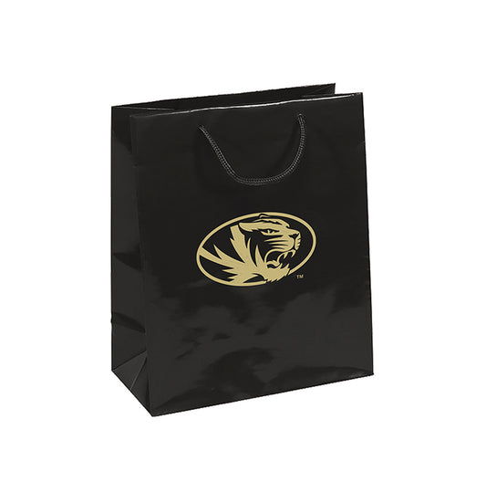 Missouri Tigers Medium Gift Bag 10x12 Elegant Black - PSGLS0265511