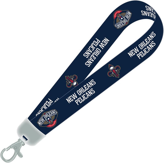 New Orleans Pelicans Lanyard Wristlet Navy - PSGLS0272659