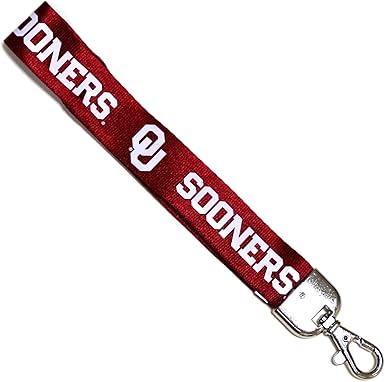 Oklahoma Sooners Wristlet Lanyard Red - PSGLS0273199