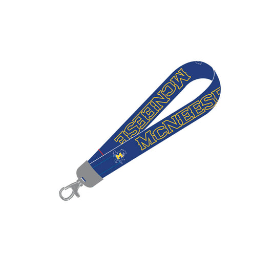 Mcneese State Cowboys Wristlet Lanyard Blue - PSGLS0274482