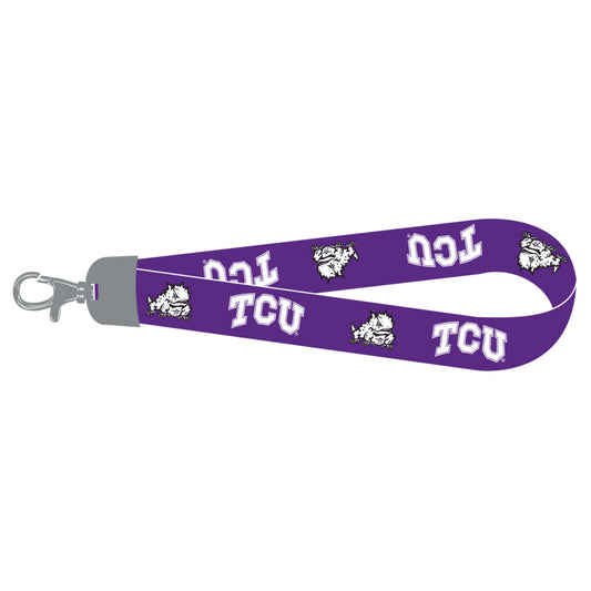 TCU Horned Frogs Wristlet Lanyard Purple - PSGLS0274487