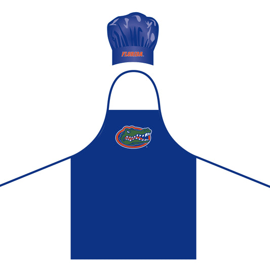 Florida Gators Apron & Chef Hat Set Blue - PSGLS0276638