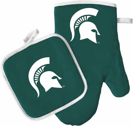 Michigan State Spartans Oven Mitt & Potholder - Green - PSGLS0277417