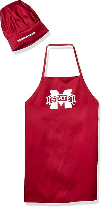 Mississippi State Bulldogs Apron & Chef Hat Set Maroon - PSGLS0279385