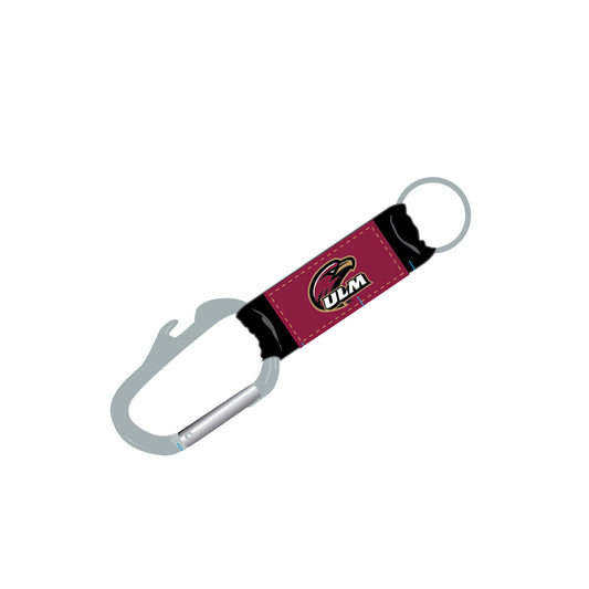 Louisiana Monroe Warhawks Keychain Carabiner Logo Legacy - PSGLS0279823