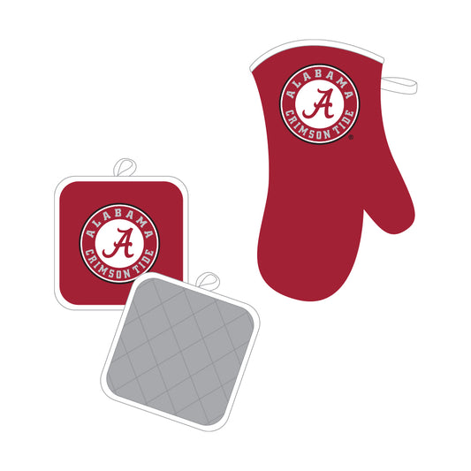 Alabama Crimson Tide Oven Mitt & Potholder - Red - PSGLS0280056