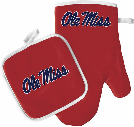 Mississippi Rebels Oven Mitt & Potholder - Red - PSGLS0280119