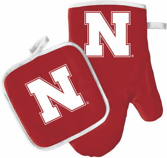 Nebraska Cornhuskers Oven Mitt & Potholder - Red - PSGLS0280133