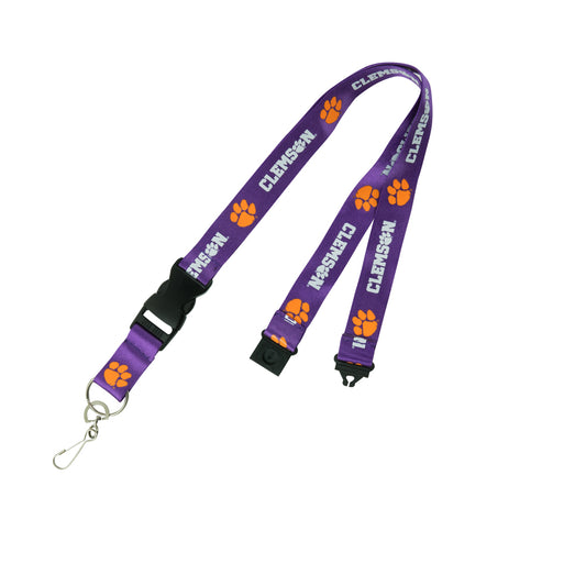 Clemson Tigers Lanyard Team alternate - Purple C - PSGLS0282317