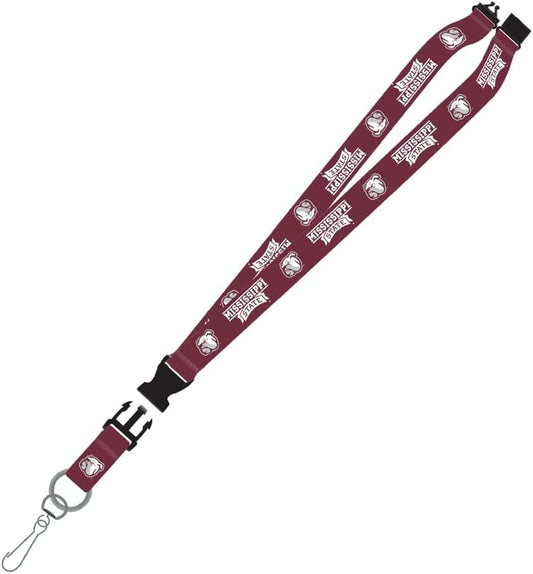 Mississippi State Bulldogs Lanyard Team Maroon C - PSGLS0289753