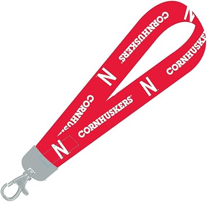 Nebraska Cornhuskers Red Wristlet Lanyard - PSGLS0292627