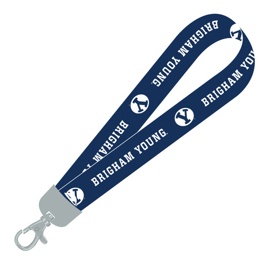 Byu Cougars Wristlet Lanyard Blue - PSGLS0292628