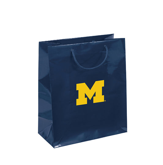 Michigan Wolverines Medium Gift Bag 10x12 Elegant - PSGLS0294442