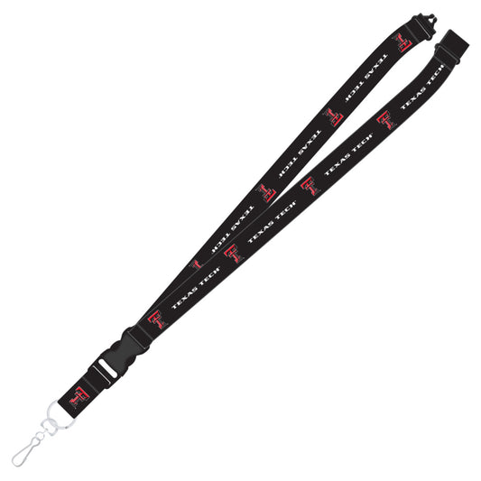 Texas Tech Red Raiders Lanyard Team Black C - PSGLS0448485