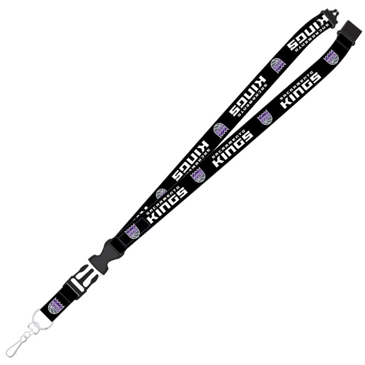 Sacramento Kings Lanyard Team Black C - PSGLS0448489