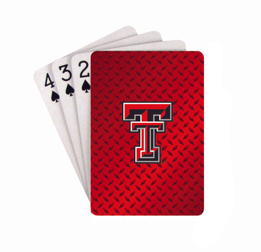 Texas Tech Red Raiders Playing Cards - Diamond Plate - PSGLS0448513