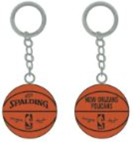 New Orleans Pelicans 3-D Basketball Keychain - spalding - PSGLS0449389