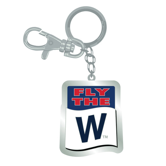 Chicago Cubs Keychain Zamac Fly The W - PSGLS0452789