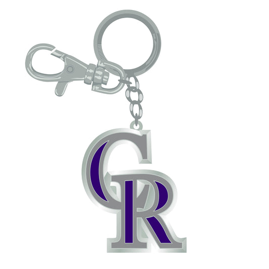 Colorado Rockies Keychain Zamac Logo - PSGLS0452998