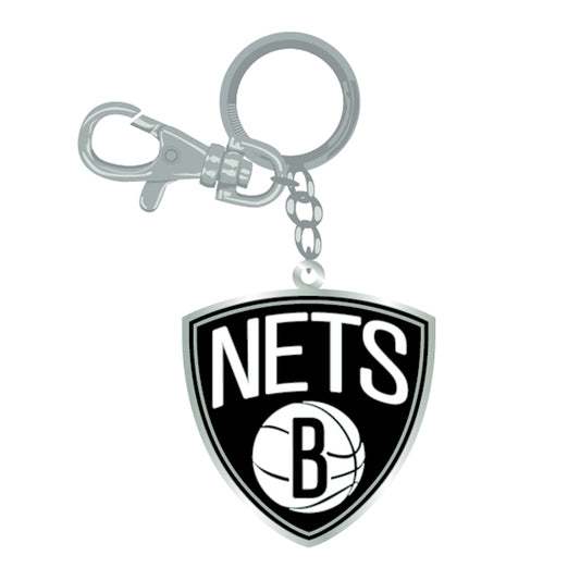 Brooklyn Nets Keychain Zamac Logo - PSGLS0453007