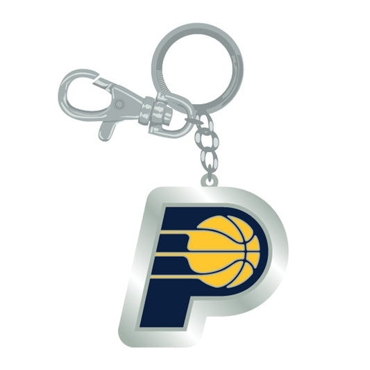 Indiana Pacers Keychain Zamac Logo - PSGLS0453013