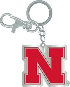 Nebraska Cornhuskers Keychain Zamac Logo - PSGLS0453040