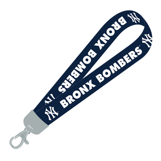 New York Yankees Lanyard Wristlet Bronx Bombers Navy - PSGLS0453786