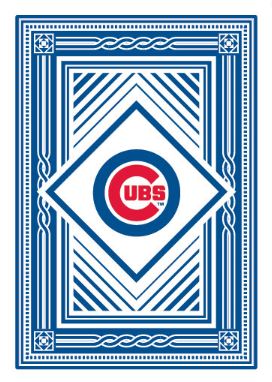 Chicago Cubs Playing Cards Classic - PSGLS0456372