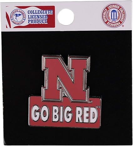 Nebraska Cornhuskers Lapel Pin Tagline Go Big Red - PSGLS0456990