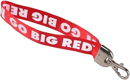 Nebraska Cornhuskers Wristlet Lanyard Tagline Go Big Red Red - PSGLS0457039