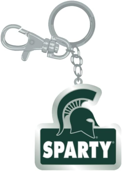 Michigan State Spartans Keychain Zamac Sparty - PSGLS0457231