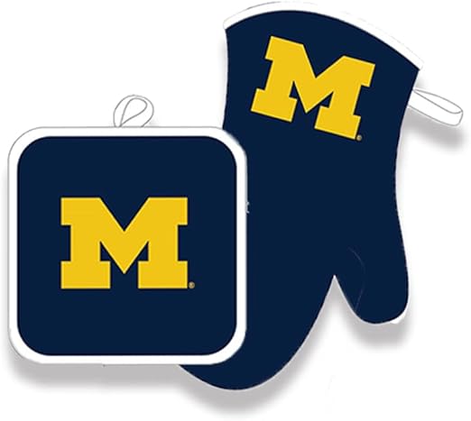 Michigan Wolverines Oven Mitt & Potholder - Blue - PSGLS0457855