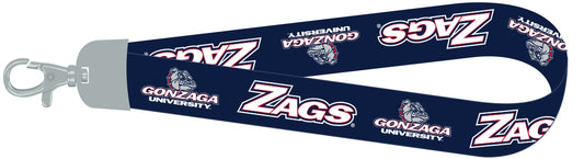 Gonzaga Bulldogs Wristlet Lanyard Navy Zags - PSGLS0457959