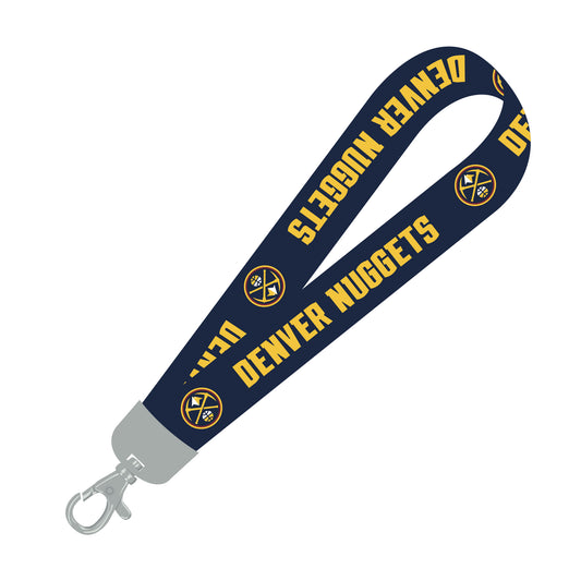 Denver Nuggets Lanyard Wristlet Midnight Blue - PSGLS0458351