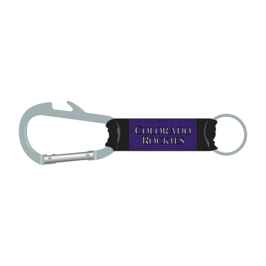 Colorado Rockies Keychain Carabiner Wordmark - PSGLS0458593