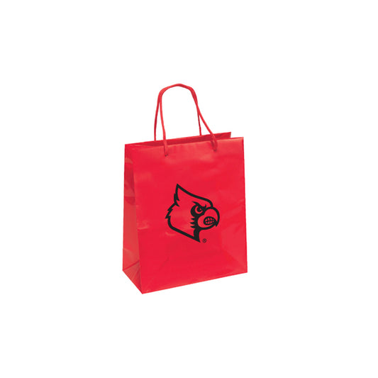 Louisville Cardinals Medium Gift Bag 10x12 Elegant - PSGLS0458843