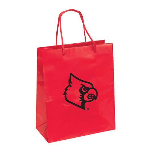 Louisville Cardinals Medium Gift Bag 10x12 Elegant - PSGLS0458843