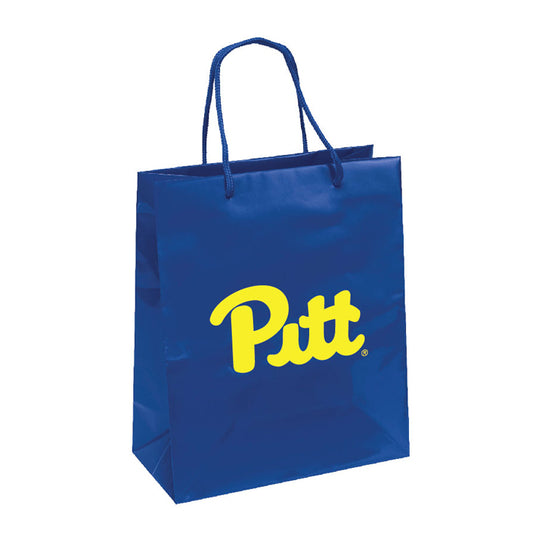 Pittsburgh Panthers Medium Gift Bag 10x12 Elegant Navy - PSGLS0458855